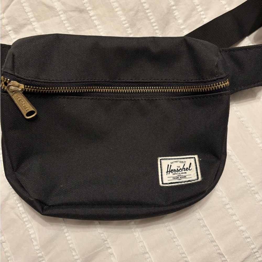 Herschel Supply Company Black Belt Bag with Adjustable Strap